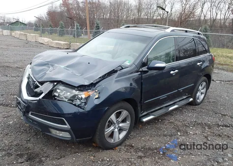 2012 Acura Mdx Technology Package z USA, uszkodzony, nr VIN 2HNYD2H44CH502613